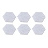 12PCS Hexagon Acoustic Panels High Density Sound Absorbing Panels Sound