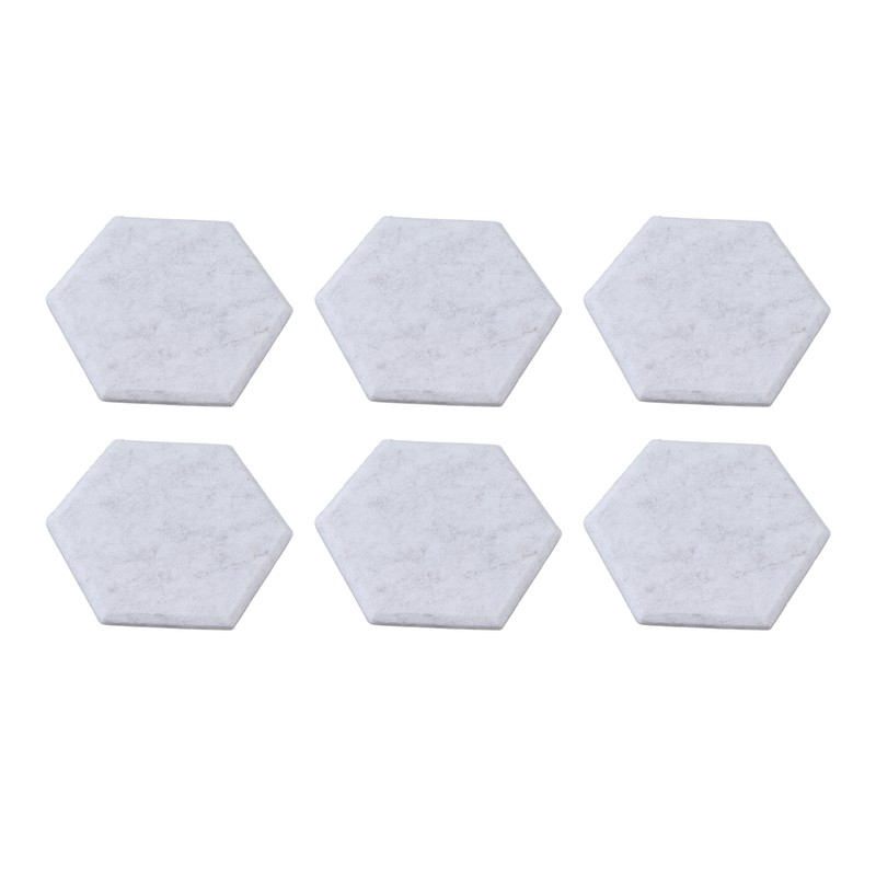 12PCS Hexagon Acoustic Panels High Density Sound Absorbing Panels Sound