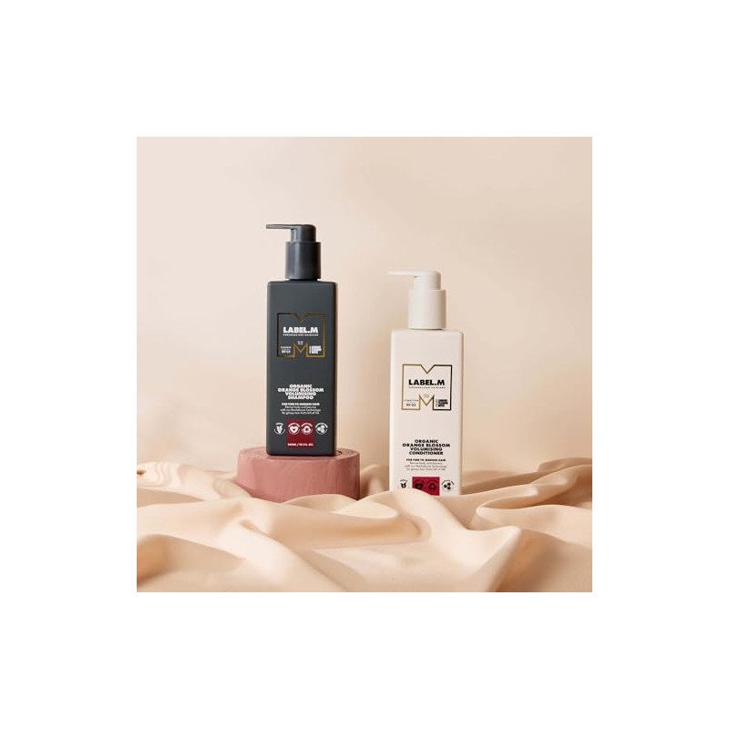 LABEL.M Organic Orange Blossom Volumising Conditioner 300ml – With Recyclable