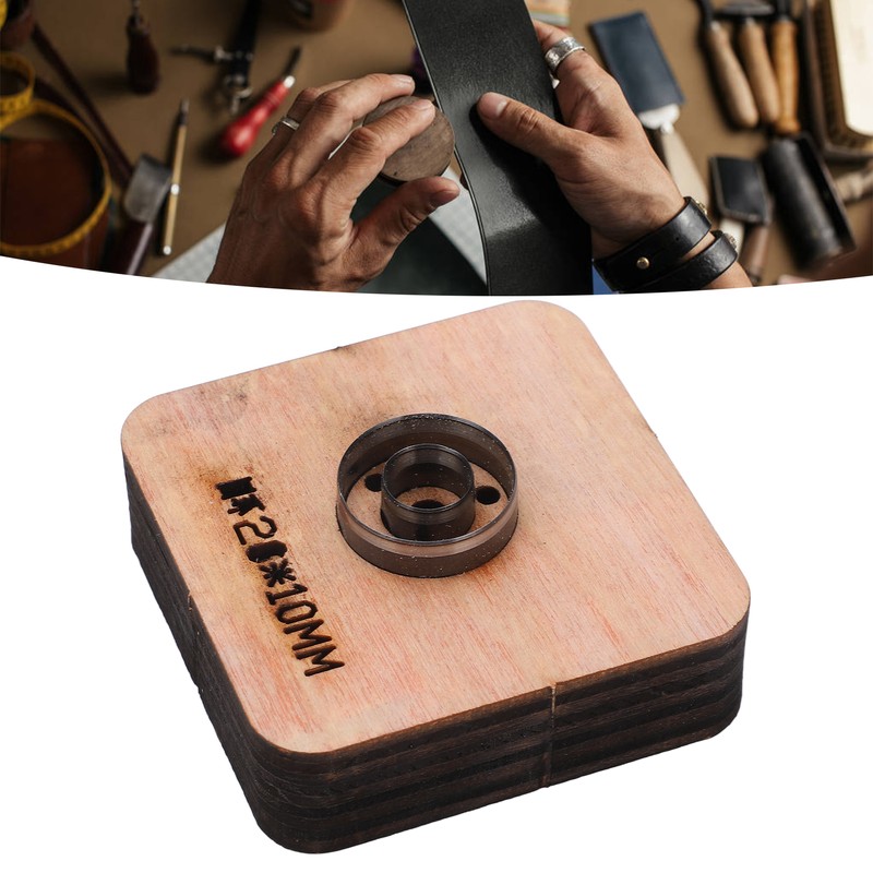 Leather Cutting Die 20x10mm Circular Ring Shape Punch Cutter Craft