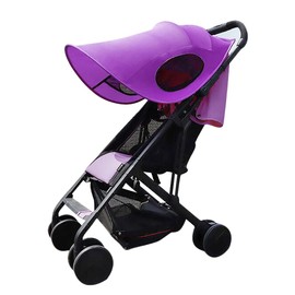 Baby Stroller Sun Shade Cover Universal Foldable Pushchair Sun Canopy UV Protection Infant Pram Sun Visor for Outdoors Stroll(Only Sun Shade)