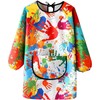 HEYOMI Painting Apron Children's Painting Coat for 6-11 Years Girls