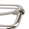 BQLZR, Metallschnallen mit Schiebedorn, 38 mm, 20 Stück, N08437, Silber/Schwarz,