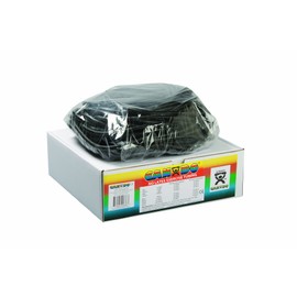 Cando 10-5725 Black Latex-Free Exercise Tubing, X-Heavy Resistance, 100' Length