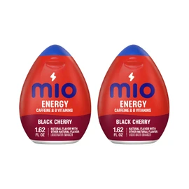 (2 Pack) MIO ENERGY Black Cherry, 1.62 fluid ounce each