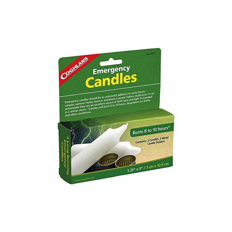 Coghlans 8674 Long Burning Emergency Candles