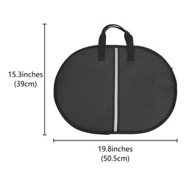 Kingshion Large Platter Storage Case - 20" x 15" - Stackable with Padded Interior - China Storage Containers for Plates and Serveware(Gray)