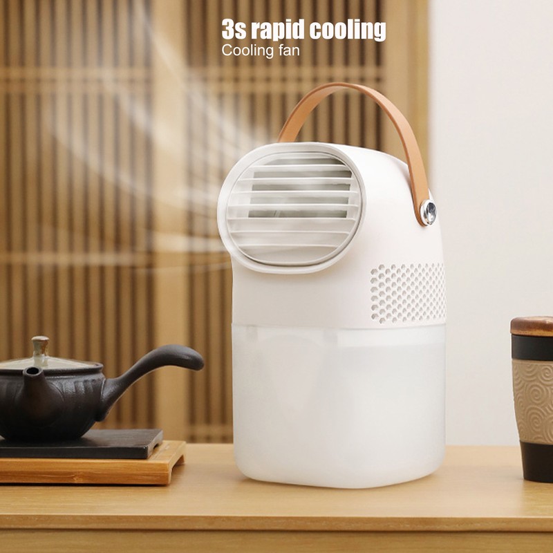 USB Desktop Portable Air Conditioner Fan Negative Ion Air Cooler