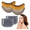 Pack 2 Cepillos Faciales Kosvo® Para Drenaje Linfático y Masaje,