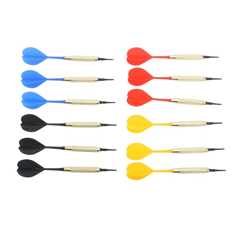 Darts Set Soft Tip Iron Shaft Anti Slip Pattern Sports