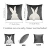 IHClink Easter Cushions Covers Easter Decorations Square Rabbit Benny Decorative