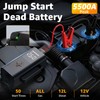 Lehwey Portable Jump Starter with Air Compressor - 12V Car