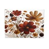 Pressed Flowers Accessory Pouch - Floral Makeup Bag for Nature