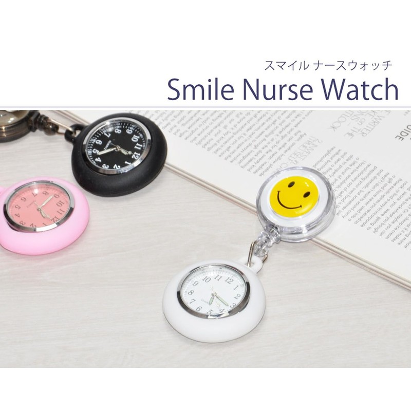 Grandios GD-SMLNASU Nurse Watch Clip Type Luminous Upside Down Dial