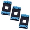 sourcing map Plastic CPU Fan Bracket Base Blue 3pcs for