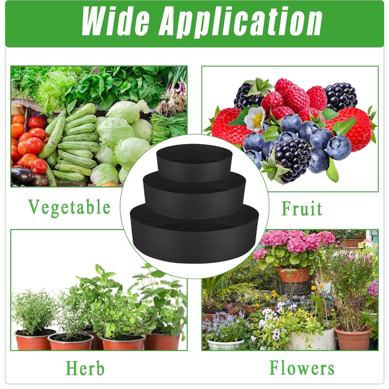 Nilioerup 3 Tiered Strawberry Planter, Fabric Raised Garden Bed Non-Woven