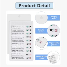 Siliget 2 Pcs Chore Chart Memo Boards, Portable to Do List Checklist Board with 10 Papers, Daily Schedule Chore Chart for Kids, Detachable Routine Chart to Do List Board for Planner Schedule Remind