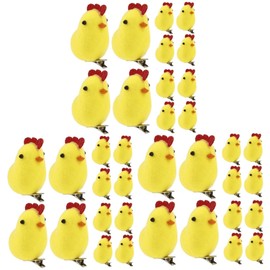 ABOOFAN 36pcs Easter Hairpins Chick Design Lightweight Barrettes for Boys and Girls for Easter Parties Celebrations and Photo Booths and Comfortable Hair Accessories
