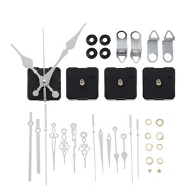 Operitacx Quartz Clock Movement Mechanism Kit: 4 Pieces DIY Clock Movement Mechanism with 16 Hands Hands Clock Motor Kit for Repair Replacement