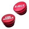Damwot 2PCS Car Cigarette Lighter Plug, Aluminum Dustproof Plugs Billet