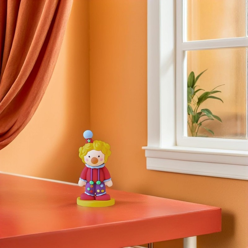 VOSAREA 2 Piezas Figura Miniatura de Payaso Adorable de Plástico
