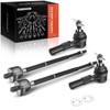 A-Premium Set of 4, Front Inner & Outer Tie Rod