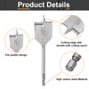 sourcing map 7Pcs Spade Drill Bit Paddle Flat Bits Set