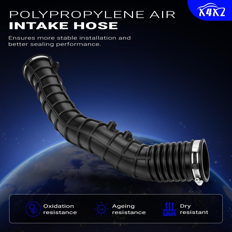 1L5Z9B659BA Air Intake Outlet Hose With Clamp For 1998-2003 Ford