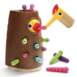 TOP BRIGHT Montessori Toys for 2 Year Olds - Magnetic Bird Feeding Game for Fine Motor Skills Development for Boys and Girls