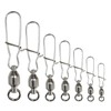 Shaddock Swivel Fishing Tackle w/Snap, Ball Bearing Swivels, High Strength,