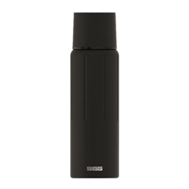 SIGG Outdoor Water Bottle, Cold and Heat Retention, Stainless Steel Bottle, Gemstone, 0.4 gal (1.1 L), Black