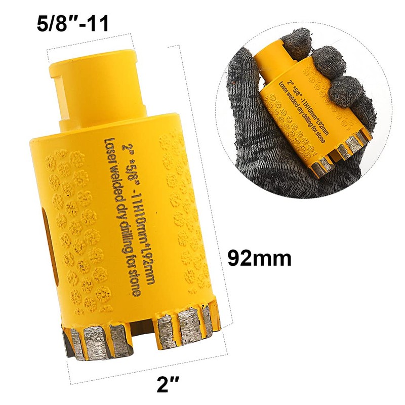 Casaverde 2 Inch Diamond Granite Drill Bits Diamond Core Drill