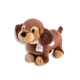NICI 49317 Kuscheltier Dackel Skida 27cm braun stehend-Nachhaltiges Stofftier aus weichem Plüsch, niedliches Plüschtier zum Kuscheln und Spielen, für Kinder & Erwachsene, tolle Geschenkidee