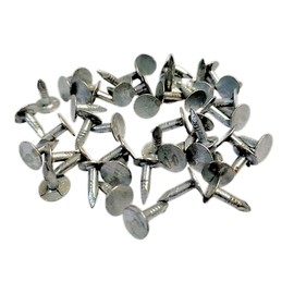 Clout Nail 13mm Galvanised Roof Shed Felt Clout Head Nails for DIY, Crafts & Woodworking Pack of 100g