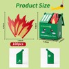 FLCCTMZ Dumpster Fire Pencil Holder, Fun Desk Accessories Set with