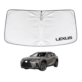 KOKATO Lexus UX 10 Series 11/2018 and Up Special Design for Vehicles, Sun Shade, Car Front, Heat Protection, Sun Protection, Heat Shield, UV Protection, UV Protection, Foldable, Storage Pouch Included