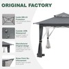 Grey Gazebo Replacement Cover Compatible with ABC 13x13 Pop Up