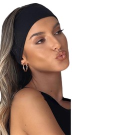 Cosmeria Women's Headband Set with 4 Trendy Styles: Thin, Twist, Wide and Bow, Elastic Headband Made of Polyester and Spandex, Ideal for Sports and Everyday Use