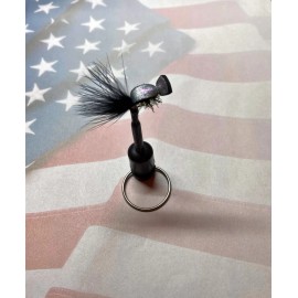 Divide Custom Tackle 1 ea. Custom #10 Foam Beetle Gurgler Oil Can Flies Fly Fishing Bass Trout Lures