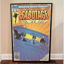 Home Decor Beastie Boys Sabotage Vintage Concert Poster, Gift Poster - 18x24