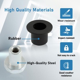 4Pcs Steering Rack and Pinion Mount Bushing Compatible with Dodge Ram 1500 2000-2012 Replace #: 52106728AC 52113031AD