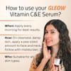 GLEOW- Fabricado en EE. UU. el suero de vitamina C