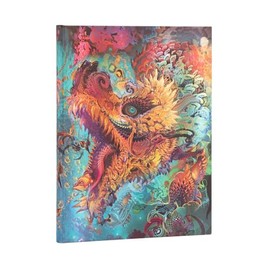 Humming Dragon (Android Jones Collection) Ultra Lined Hardcover Journal: Hardcover, 120 gsm, Ribbon Marker, Memento Pouch, Elastic Closure