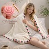 Care Package for Women with Flower Bouquet Blanket, Get Well