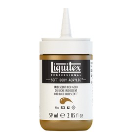 Liquitex Acrylic Paint, Iridescent Rich Gold, 59 ml (Pack of 1)