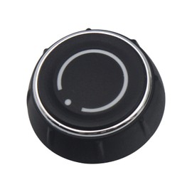 DKAEUK PSKB002R Blcak Silver Volume Control Knob Fit For Por.sch.e 911 2012-991, Boxster 2012-981, Cayenne 2010-92A, Cayman 2013 981, Panamera 2009-2016 970 OE# 97064293001