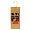 Set of 3 Wine Bottle Gift Bags! Novelty Wine Jokes