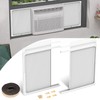 Pearwow Adjustable Window Air Conditioner Side Panels with Frame Set,Extra