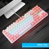 BAJEAL 87 Keys Wired Mechanical Keyboard Mixed Light Mechanical Keyboard