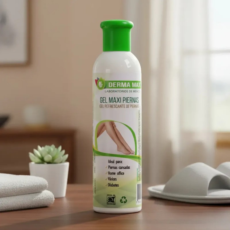 Derma Max Laboratorios De México - Gel Maxipiernas Refrescante -